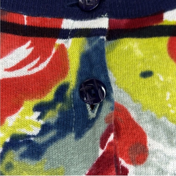 Anthropologie Sparrow Artist’s Study Stripe Floral Cardigan - Picture 4 of 4